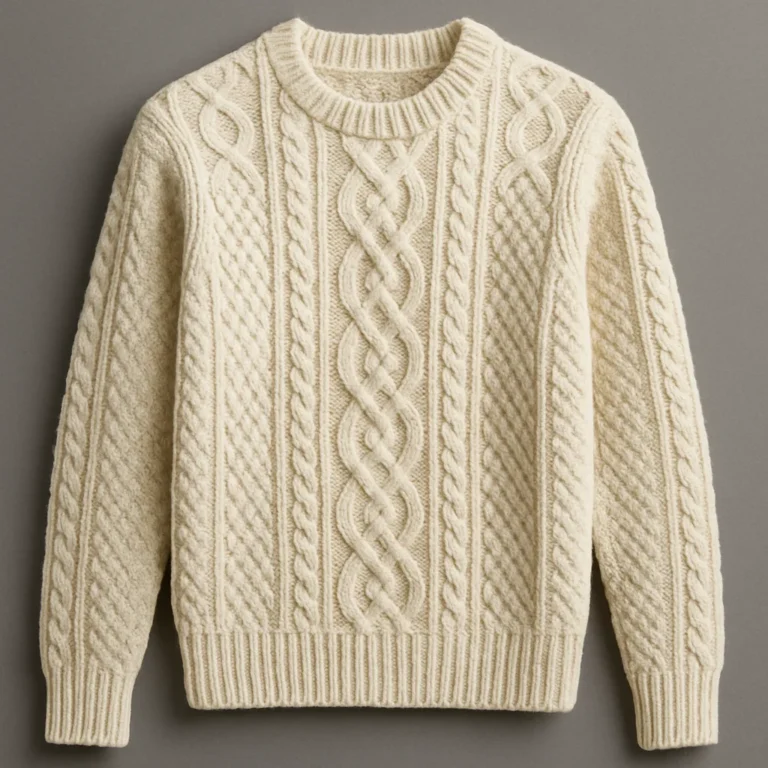 Fisherman Cable Knit Sweater Manufacturer