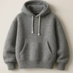 Soft touch yarn Chunky Cable Knit Pullover Hoodie manufacturing company China