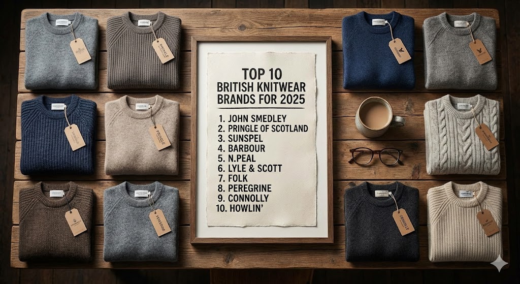 Top 10 British Knitwear Brands for 2025