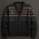 china heritage oem fair isle cardigan supplier