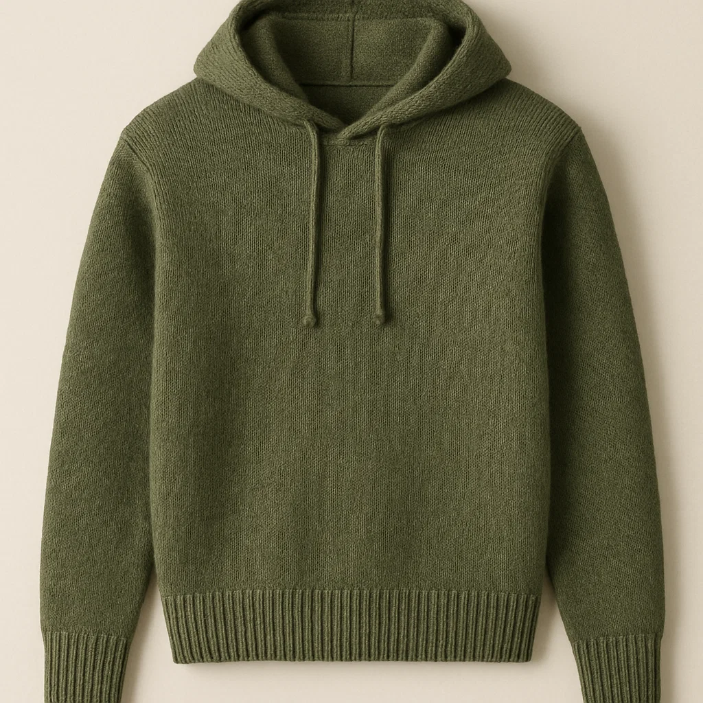 custom oem knit hoodie supplier china