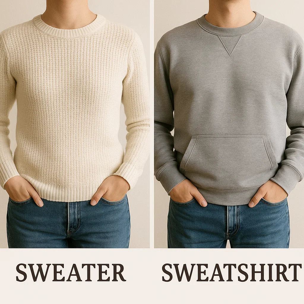 Sweater vs Sweatshirt Overview