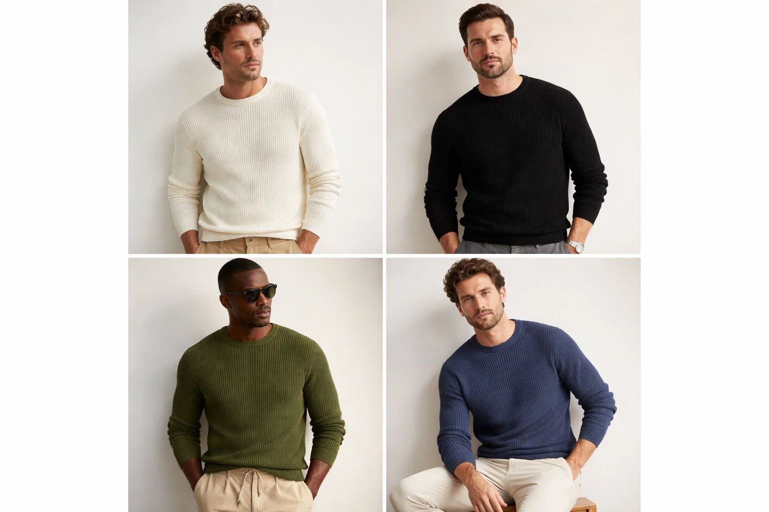 1×1 Rib knitting Sweaters