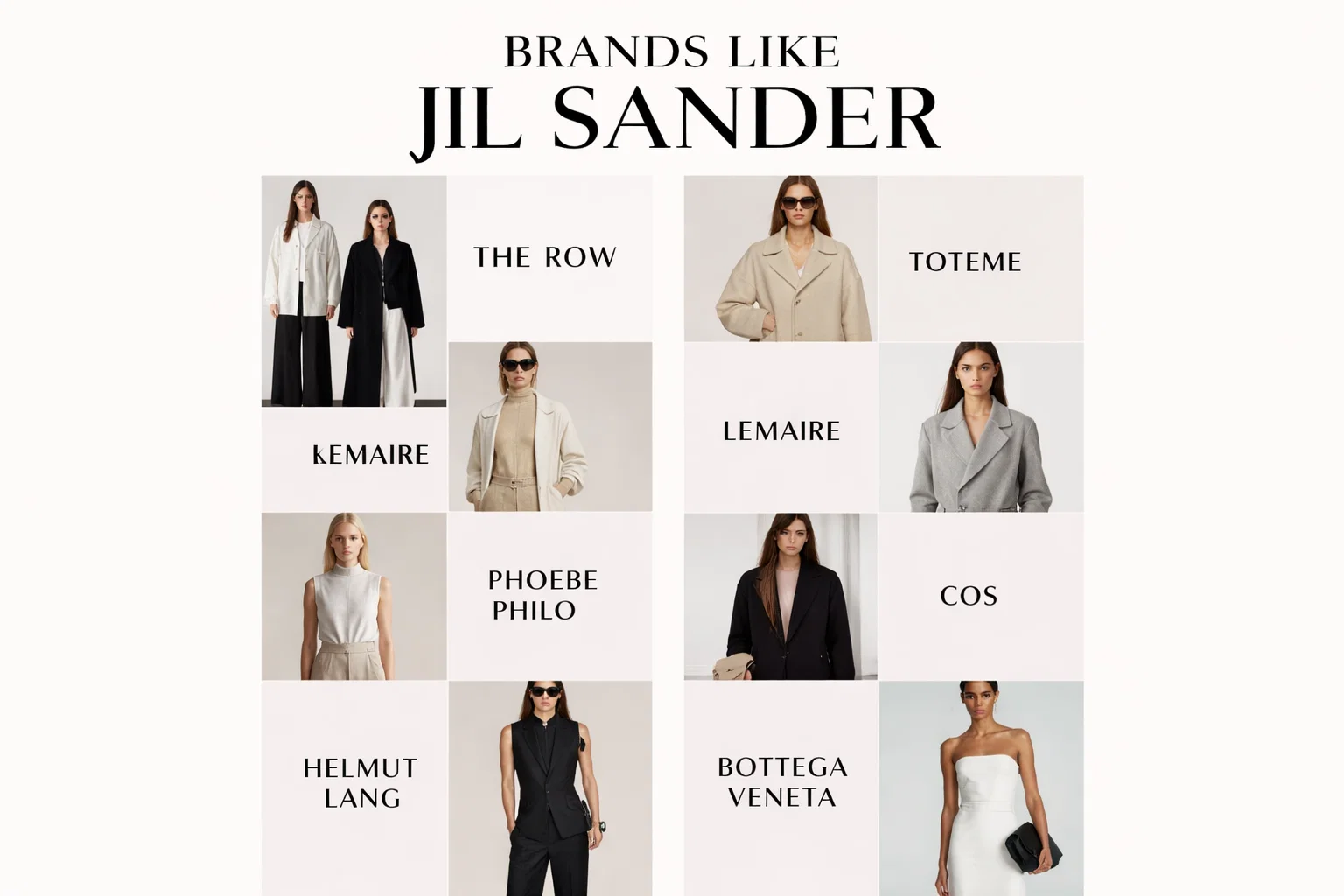 19 Best Brands Like Jil Sander for Minimalist Fashion Lovers