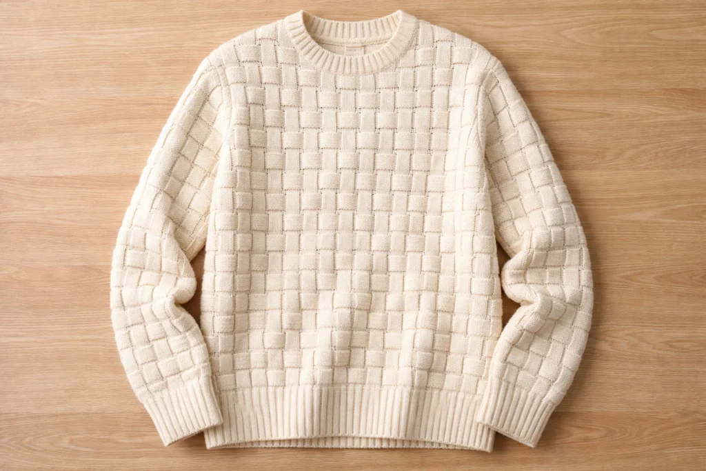 Basket Weave sweater