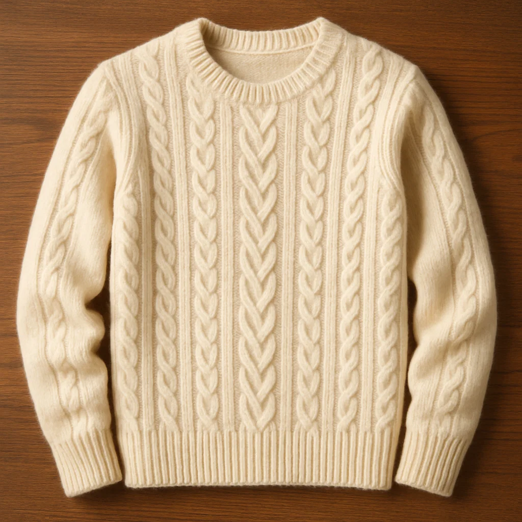 Cashmere Cable Knit Sweater exporter company