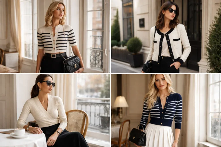 Chic & Structured French Knitwear