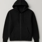 Durable construction Waffle Knit Zip Up Hoodie OEM knitwear supplier China