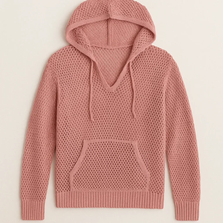 Factory direct Airy Open Knit Hoodie Dongguan Dalang China
