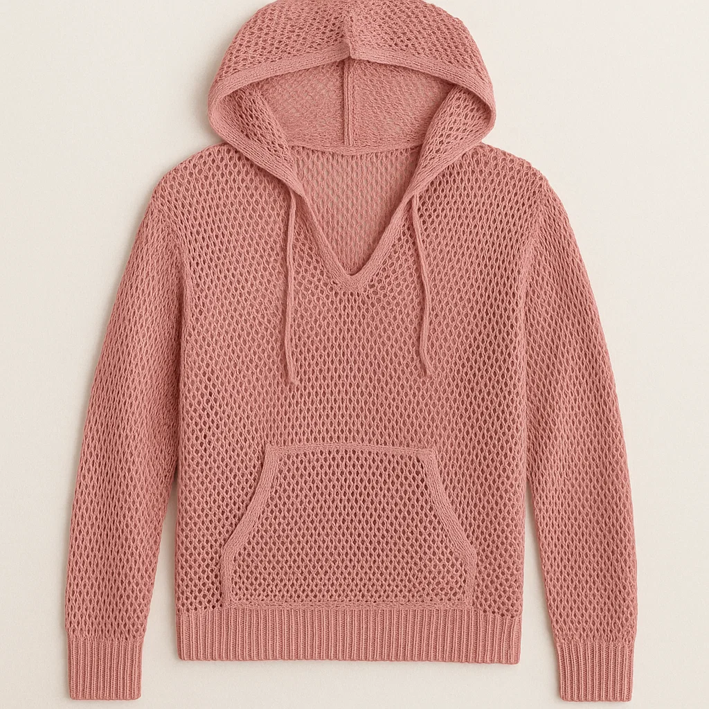 Factory direct Airy Open Knit Hoodie Dongguan Dalang China