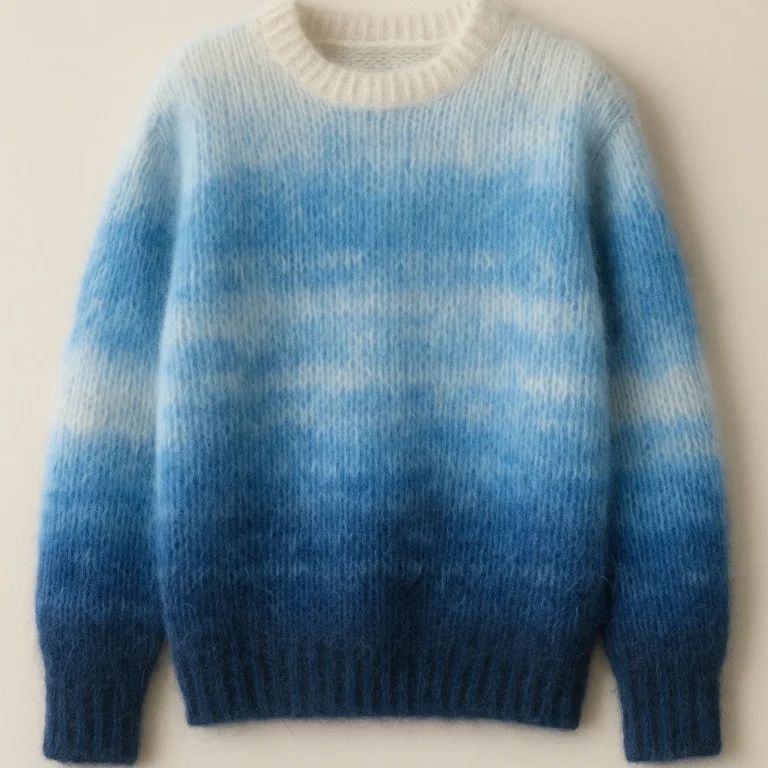 High density knit mohair pullover OEM manufacturer China