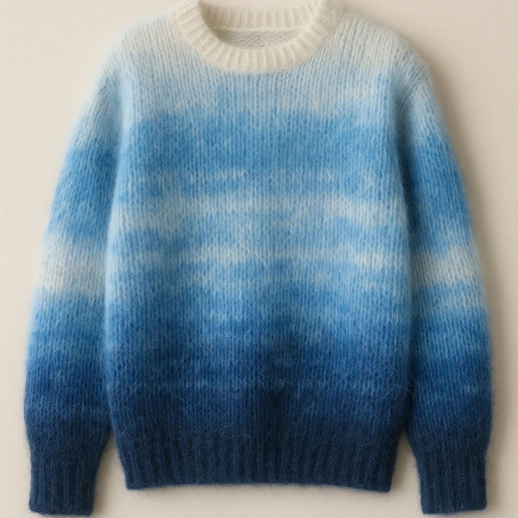 High density knit mohair pullover OEM manufacturer China