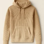 High gauge knit Midweight Breathable Waffle knit hoodie direct manufacturer China