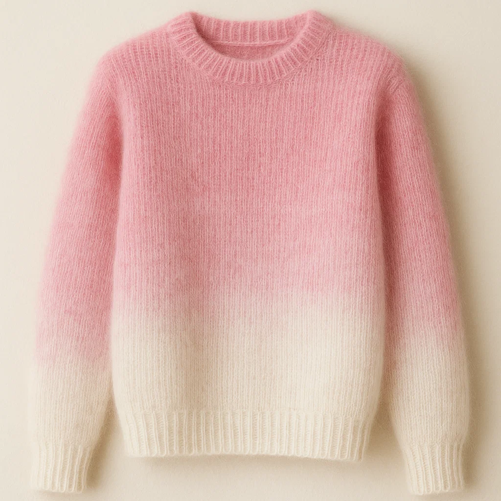 High quality mohair wool blends sweaters contract manufacturing China
