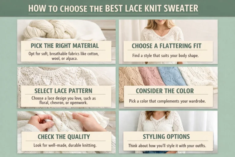 How to choose the best lace knit sweater