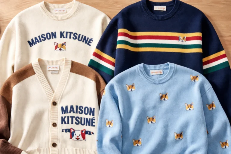 Maison Kitsuné knitwear