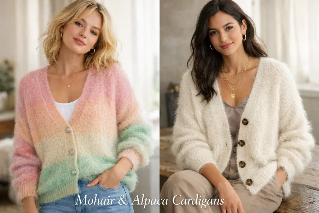 Mohair & Alpaca Cardigans