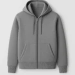 OEKO TEX certified Double Knit Full Zip Hoodie China manufacturer