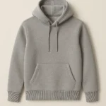 OEM ready Premium Structured Double Knit Hoodie production plant China