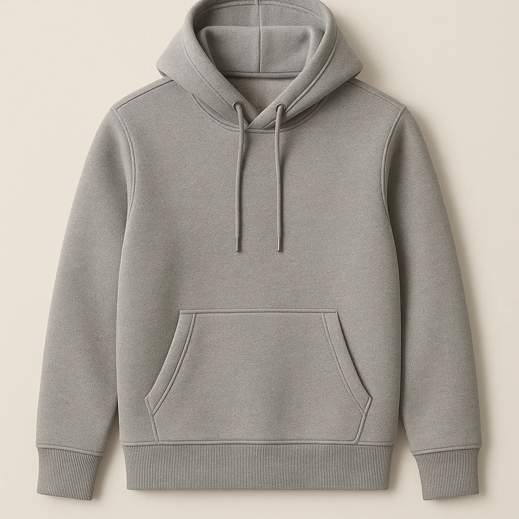 OEM ready Premium Structured Double Knit Hoodie production plant China