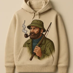 Organic certified contract Heavyweight Double-Knit Hoodie manufacturing China