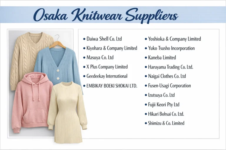 Osaka sweater knitwear suppliers