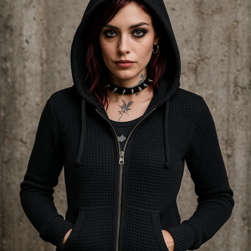 Private label Ladies Waffle Knit Zip knitwear manufacturer China