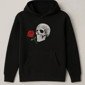 RWS certified Thermal Waffle Knit Hoodie OEM knitwear supplier China