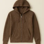 RWS certified Waffle Knit Zip Up Hoodie global exporting factory China