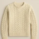 Recycled Cotton Cable Knit Sweater export vendors