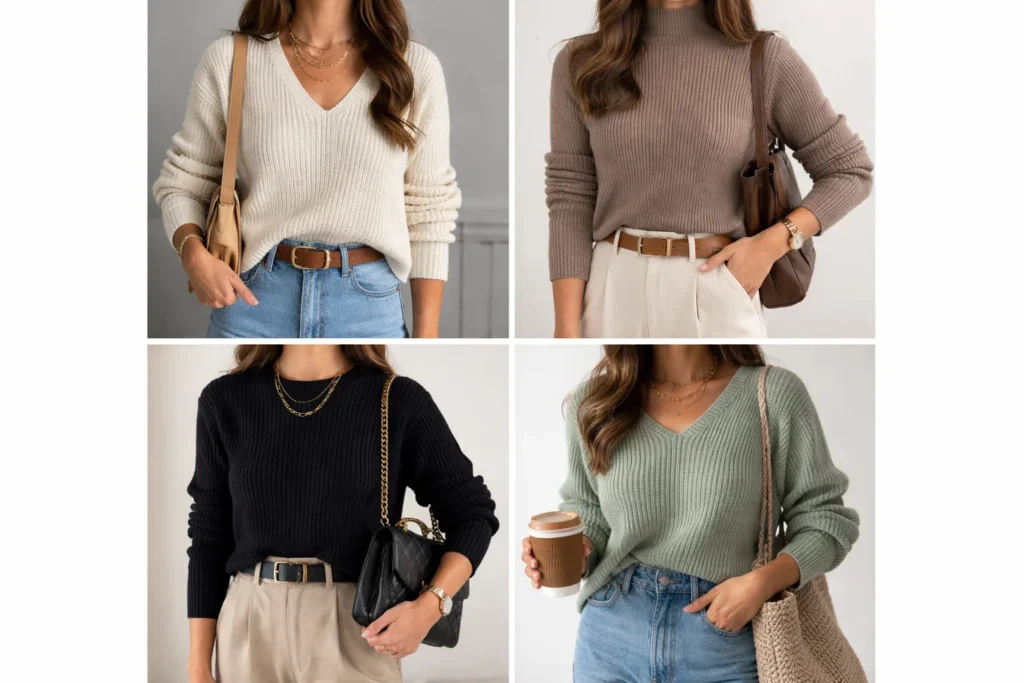 Rib Knit Sweaters