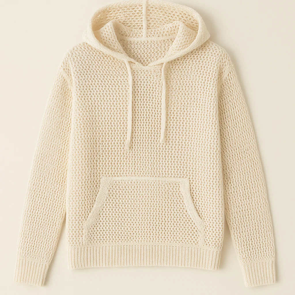 Seamless knit loose knit hoodie global exporter China