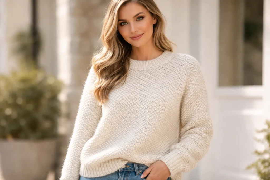 Seed Stitch Sweaters