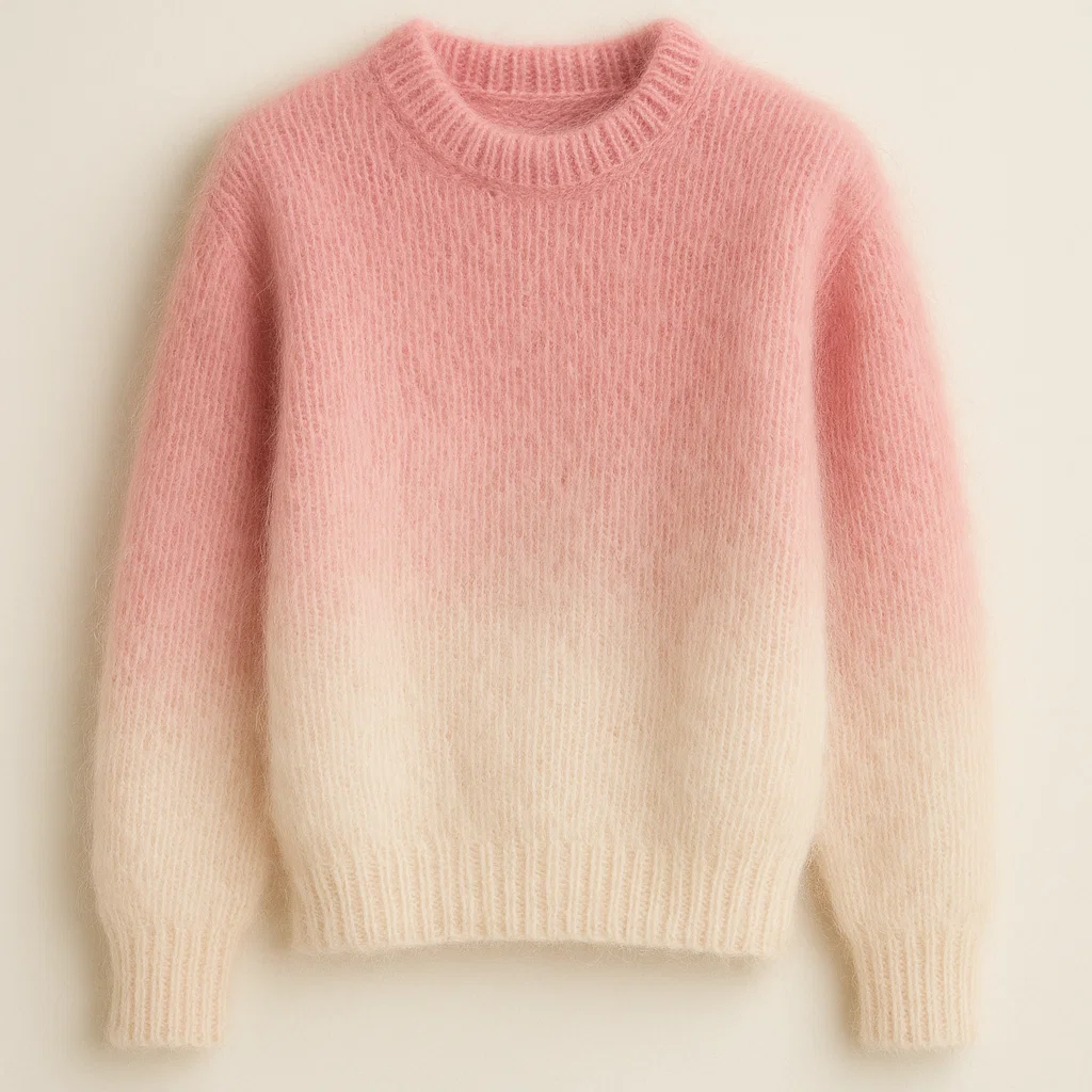 Sustainable yarn mohair wool sweater export manufacturer China