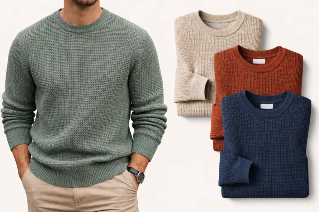 Waffle Knit Sweaters