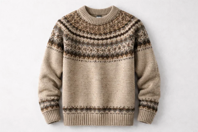 Wool Acrylic Blend Sweater