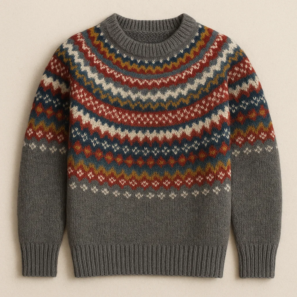 bulk order Fair Isle Pullover Sweater & Wool Fair Isle Knitwear vendors