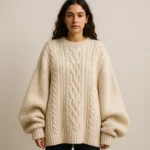 bulk order Oversized Cable Knit Sweater factory company