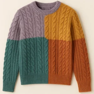 bulk order wool blend cable knit pullover company