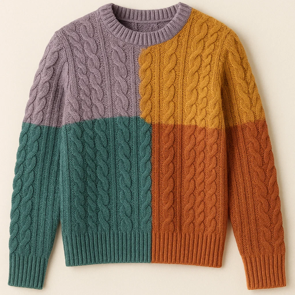 bulk order wool blend cable knit pullover company