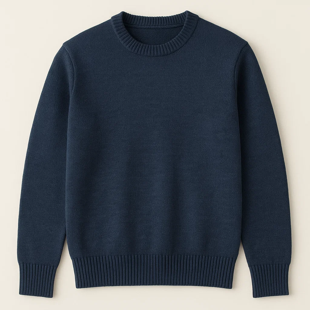 china cotton blend cable knit sweater supplier