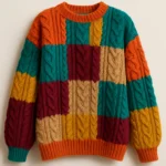 custom Oversized Cable Knit Sweater factory
