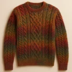 custom Wool Cable Knit Sweater manufacturer