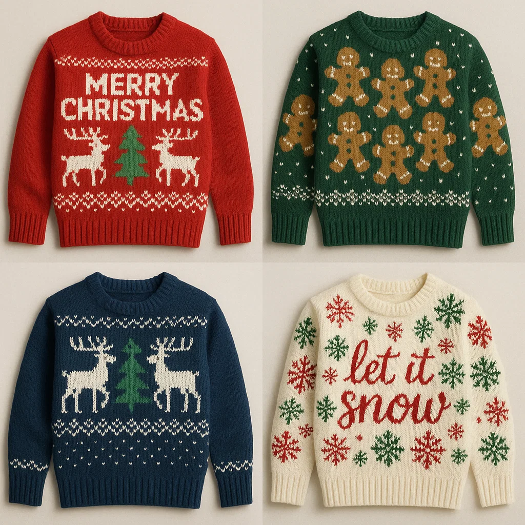 custom christmas holiday sweaters company