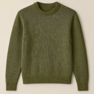 custom cotton blend cable knit sweater manufacturer