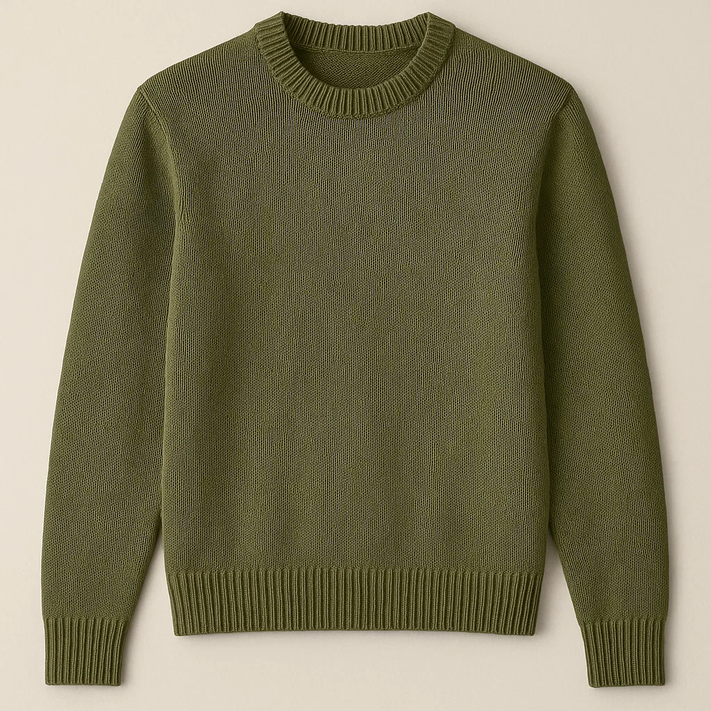 custom cotton blend cable knit sweater manufacturer