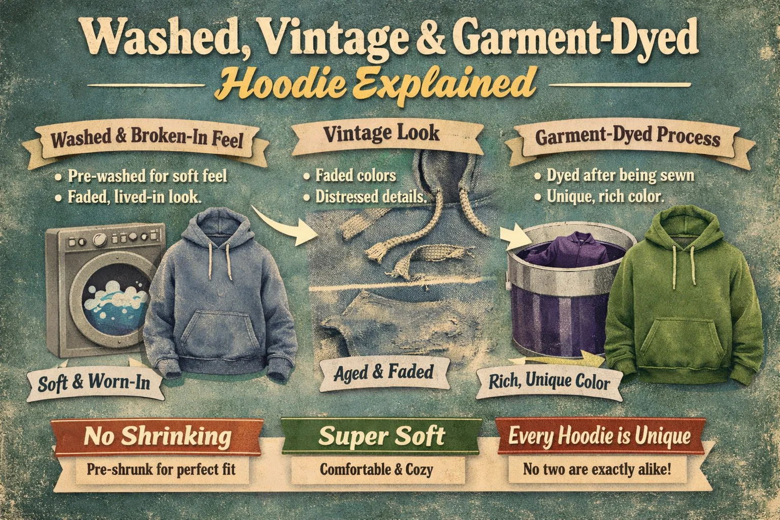 What Is a Fade Hoodie and How Does It Get Its Washed Look