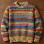 distributor of Multi-Color Cable Knit Sweater china