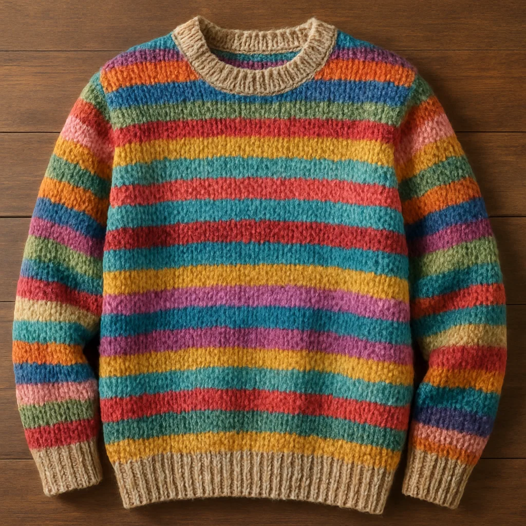 distributor of Multi-Color Cable Knit Sweater china