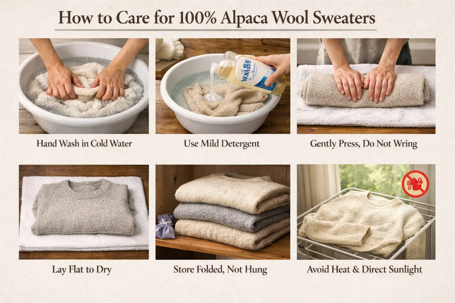 Essential Guide to Caring for Your Alpaca Wool Sweater